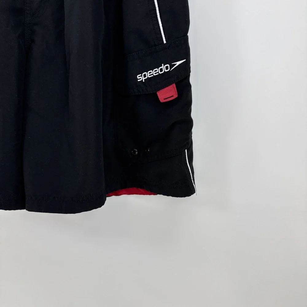 Speedo Mens Black Swin Board Shorts Size XL